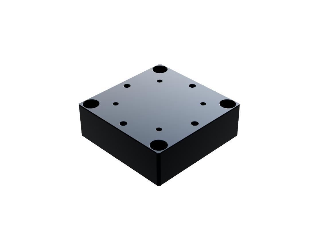 Dystans 60mm x 60mm x 20mm (MSP-6020B)