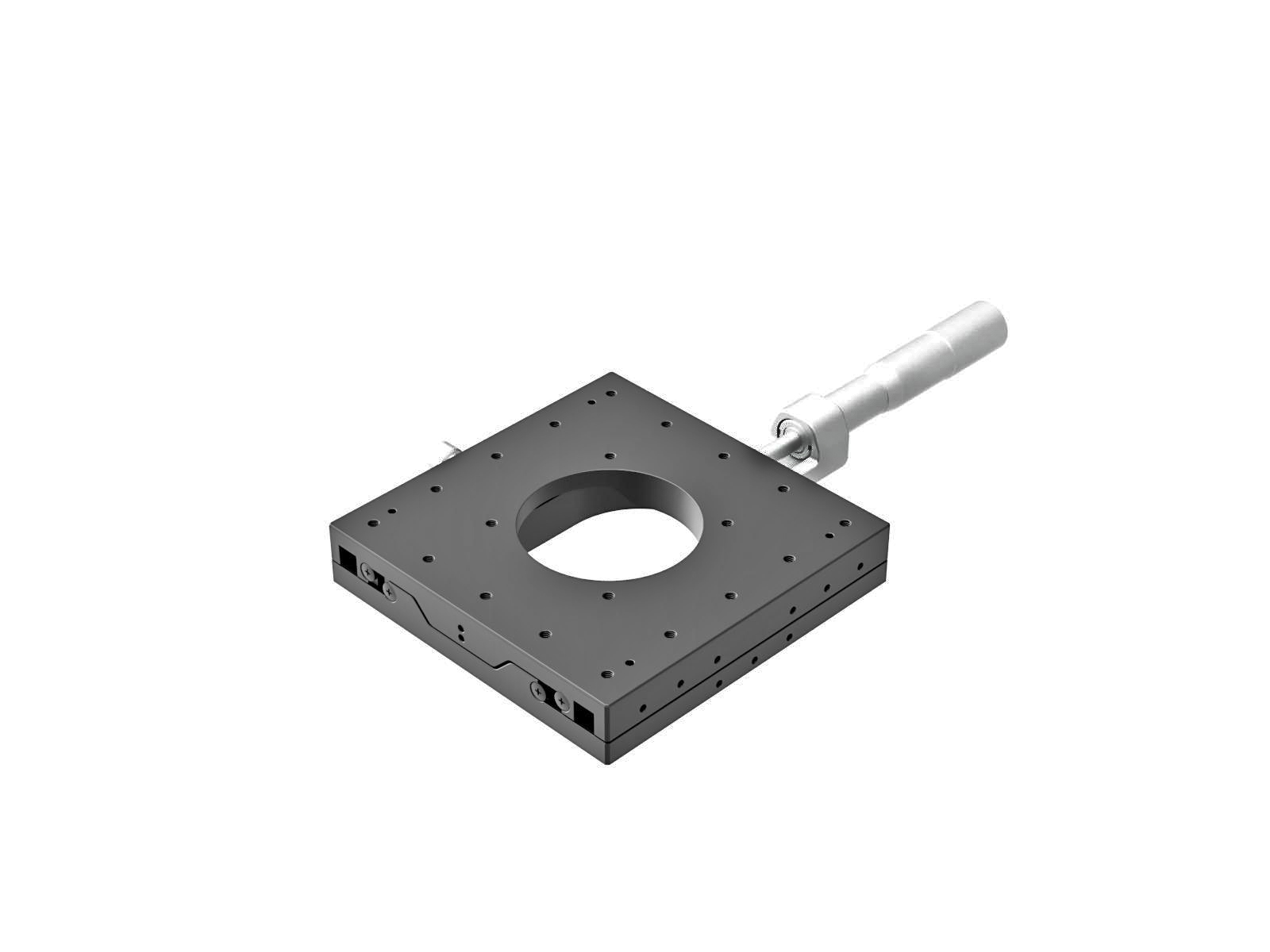 Łożysko EXC 120X120mm, stalowe, stolik osi X, mikrometr centralny, +/-20mm, gwinty M4 (TSD-1201CH)