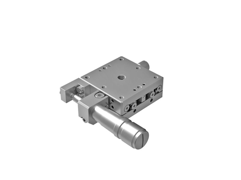 Łożysko EXC 40X40mm, kompatybilne z próżnią, ze stali nierdzewnej, stolik w osi X, mikrometr centralny, +/-6.5mm, gwinty 6-32 (TSDS-401SUU)