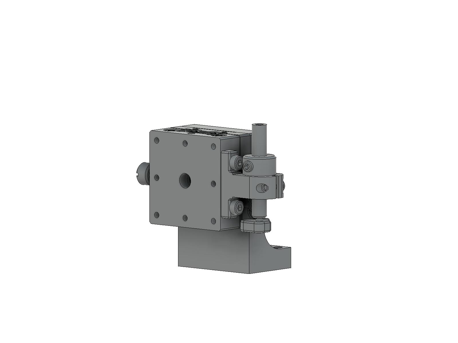 Łożysko EXC 25X25mm, ze stali nierdzewnej, stolik Z-osi, (pionowa platforma/horyzontalna baza) boczna śruba sześciokątna, +/-3mm, gwint M2 — zdjęcie produktu, nr katalogowy TSDH-253LFP