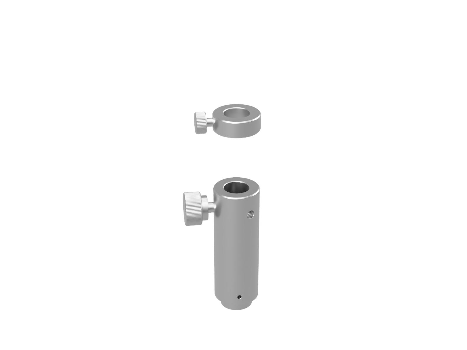 Uchwyt słupka metrycznego 12mm do wysokiej próżni, wysokość 60mm (VRS-12-60)