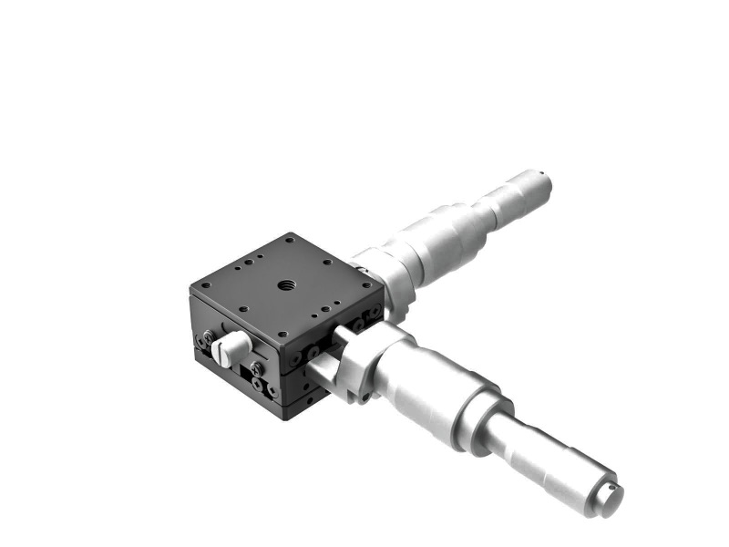 Łożysko EXC 40X40mm, stalowe, stolik XY, mikrometr centralny różnicowy, +/-6.5mm, gwinty 6-32 (TSD-402CDMUU)