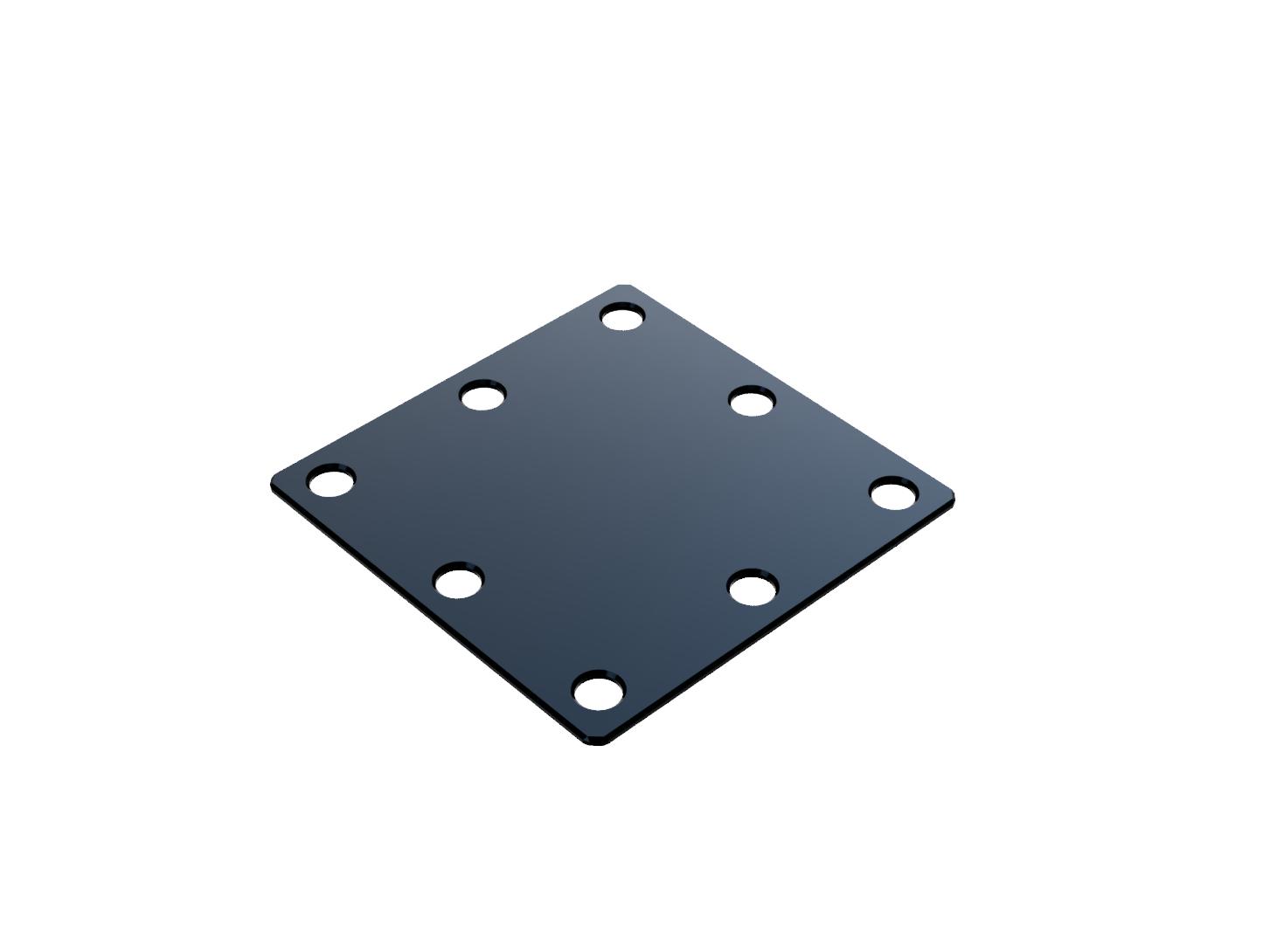 Spacer 40mm x 40mm x 1mm (MSP-4001)