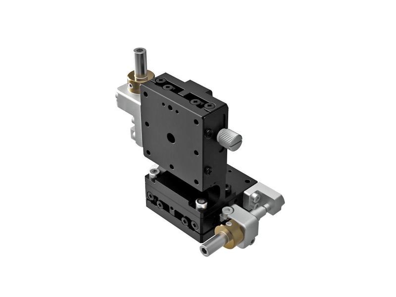 Łożysko EXC 40X40mm, stalowe, stolik osi XZ, (platforma pionowa) boczna śruba sześciokątna, +/-6.5mm, gwinty M3, prawoskrętny (TSD-404SRLFP)