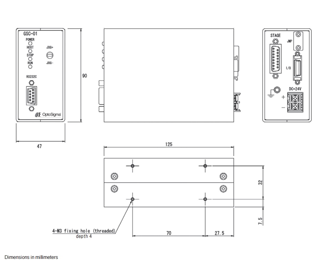 Kontroler stolika jednowymiarowego GSC-01-P (GSC-01-P)