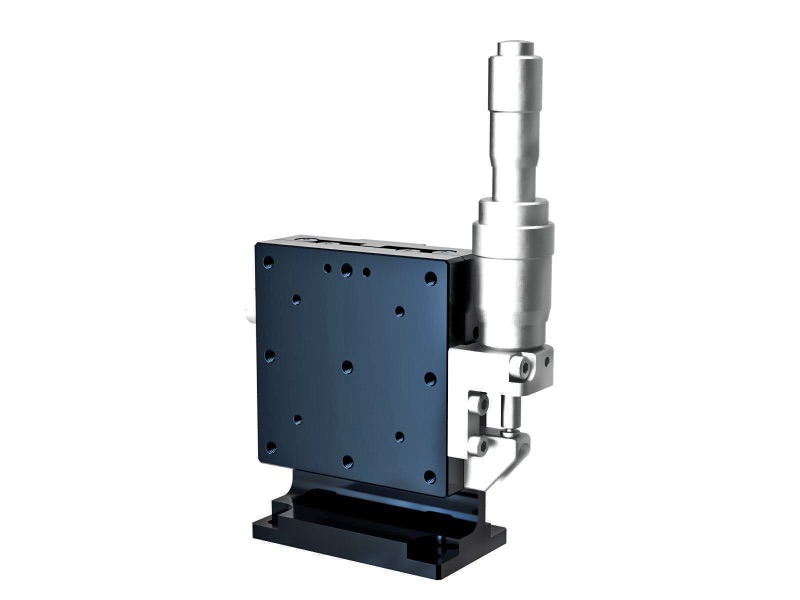Łożysko EXC 60X60mm, stalowe, stolik Z-Axis, (platforma pionowa/baza pozioma) mikrometr różnicowy, +/-6.5mm, gwinty M4, prawoskrętny (TSD-603RLDM)