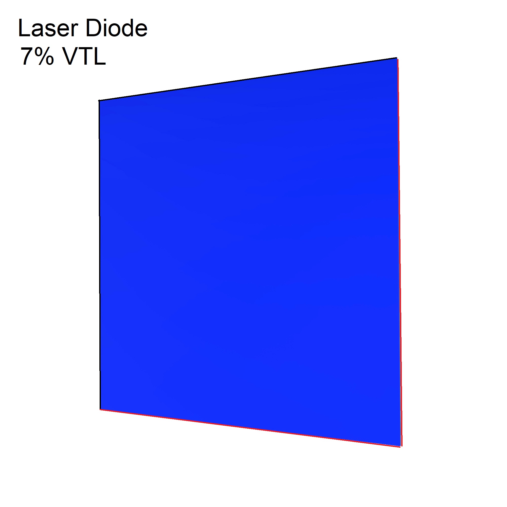 Okna bezpieczeństwa laserowego dla diody laserowej (600nm - 850nm) (YL-500-Diode)