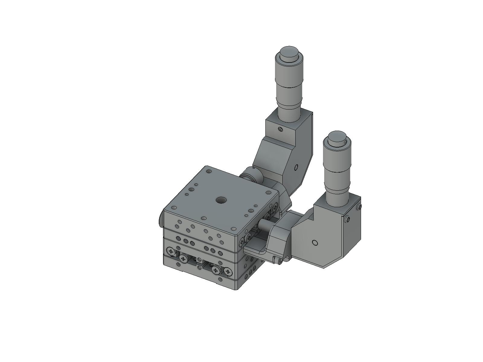 Łożysko EXC 40X40mm, ze stali nierdzewnej, stolik XY, centralny mikrometr 90°, +/-6.5mm, gwinty M3 (TSDH-402WCDL)