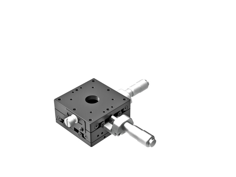 Łożysko EXC 60X60mm, stalowe, stolik XY, mikrometr centralny, +/-6.5mm, gwinty M4 (TSD-602C)