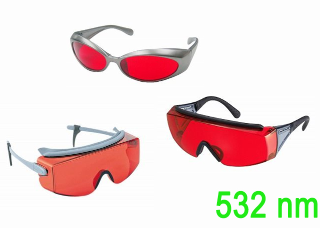 Okulary ochronne do lasera dla widzialnego (zielony) (YL_VIS_GREEN)