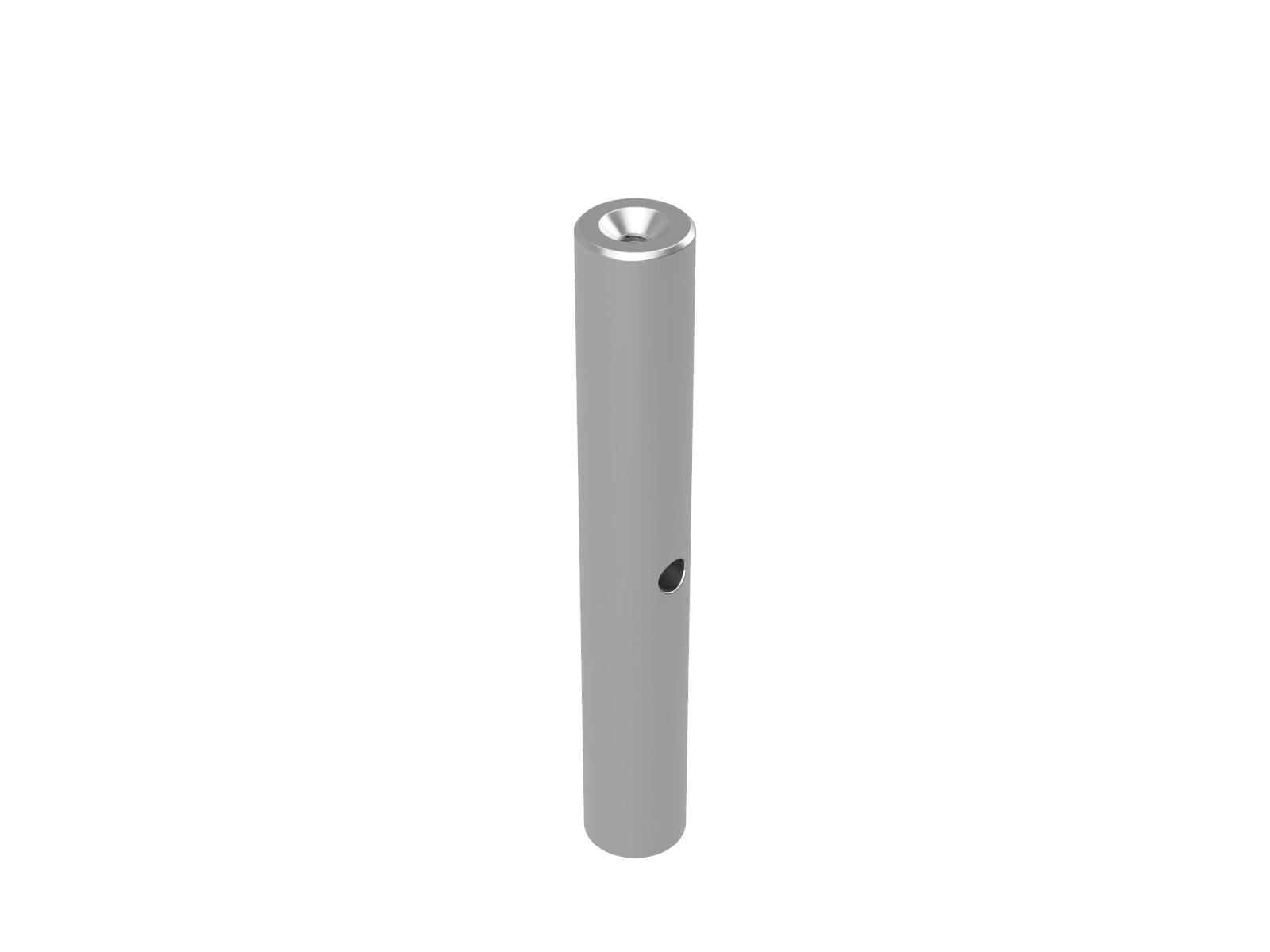 Słupek metryczny 12mm do wysokiej próżni, wysokość 80mm (VRO-12-80)