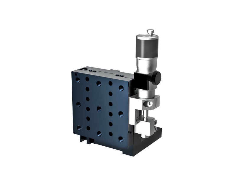 Łożysko krzyżowo-rolkowe 65X65mm, aluminiowe, stolik osi Z, (platforma pionowa/baza pozioma) boczny mikrometr śrubowy sub-mikronowy, +/-6.5mm, gwinty M6, prawoskrętny (TAM-653RLWP-M6)