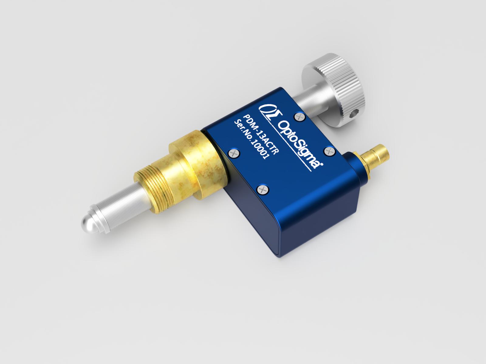 13mm Skok Aktuator Piezomotoru, Rozdzielczość 20nm, Obciążenie 2.9kg, Kulisty Koniec (PDM-13ACTR)