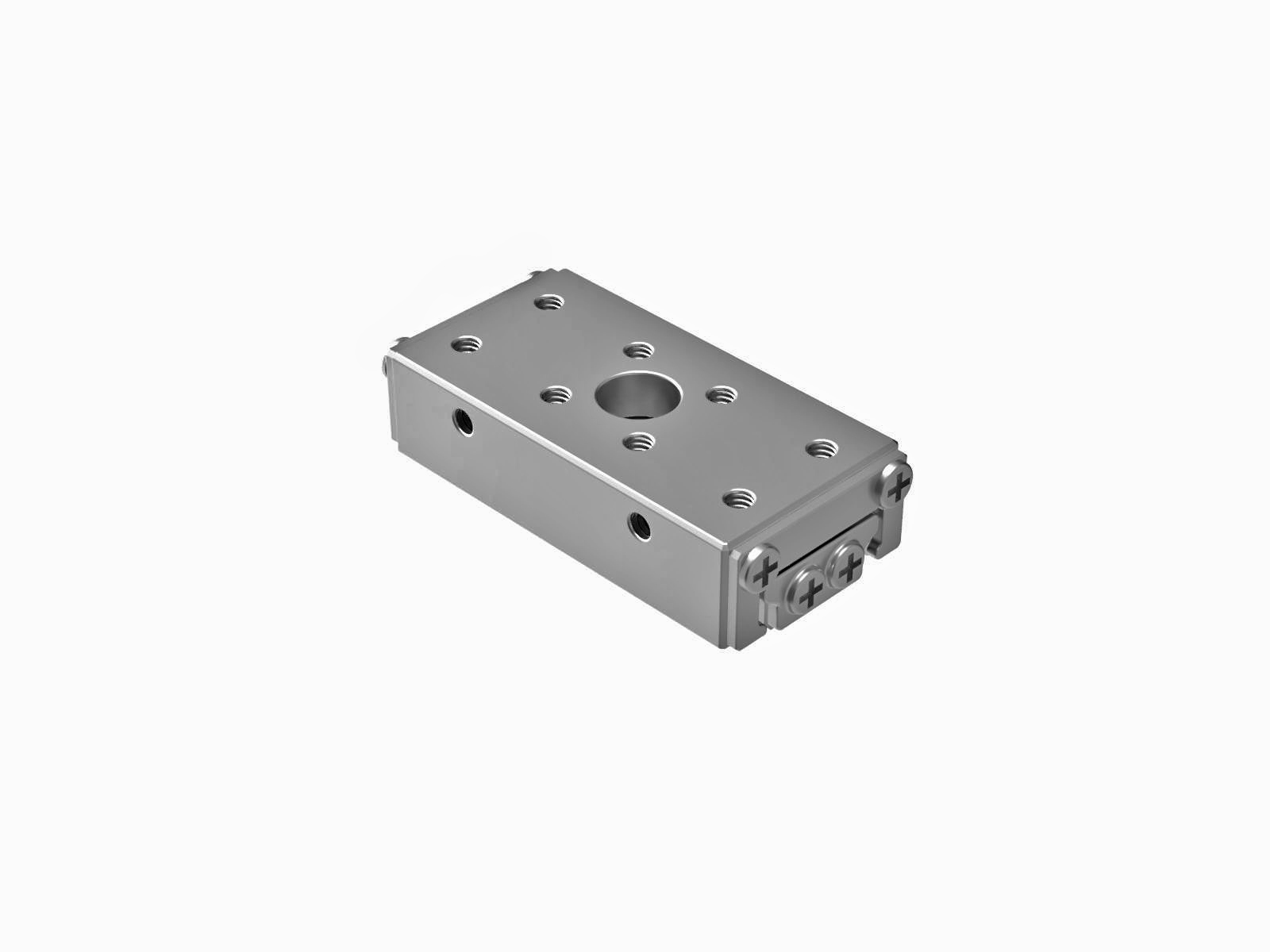 Łożysko EXC 15X30mm, stal nierdzewna, suwak osi X, (swobodne przesuwanie), +/-9mm, gwinty M2 (IPWS-F1530)