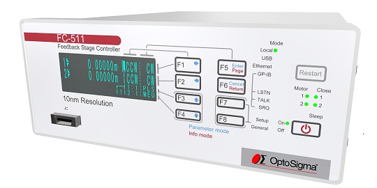 Kontrolery do stolików o rozdzielczości 10nm, 2-osiowe, dla stolików serii FS-PX (z wyjątkiem FS-3200PX) (FC-511)