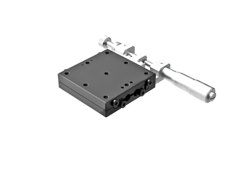 Łożysko EXC 40X40mm, stalowe, stolik osi X, mikrometr boczny, +/-6.5mm, gwinty M3, prawoskrętny — zdjęcie produktu, nr katalogowy TSDT-401SR