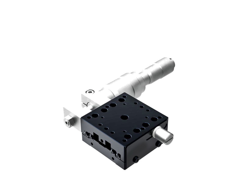 Łożysko krzyżowe 40X40mm, aluminiowe, stolik osi X, mikrometr boczny różnicowy, +/-6.5mm, gwinty 6-32, prawoskrętny (TAM-401SRDMUU)