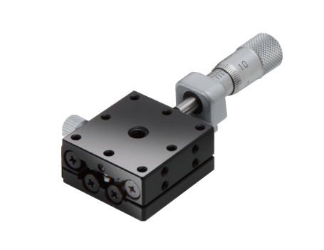 Łożysko EXC 25X25mm, stalowe, stolik osi X, mikrometr na środku, +/-3mm, gwinty M2 (TSD-251C)