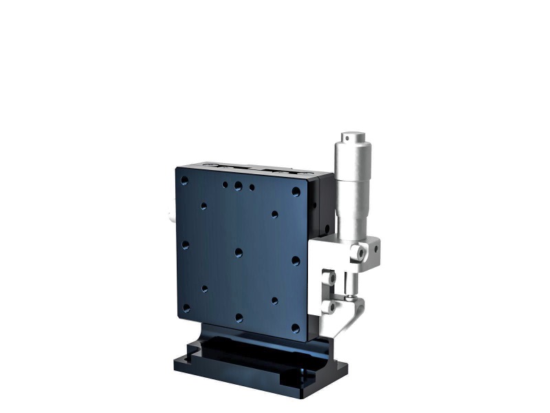 Łożysko EXC 60X60mm, stalowe, stolik Z-Axis, (platforma pionowa/baza pozioma) mikrometr, +/-6.5mm, gwinty M4, prawoskrętny — zdjęcie produktu, nr katalogowy TSD-603RL
